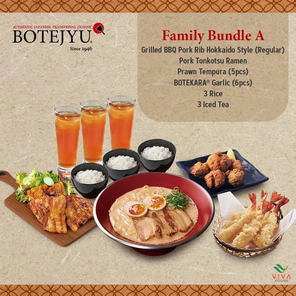 Botejyu Menus Philippines