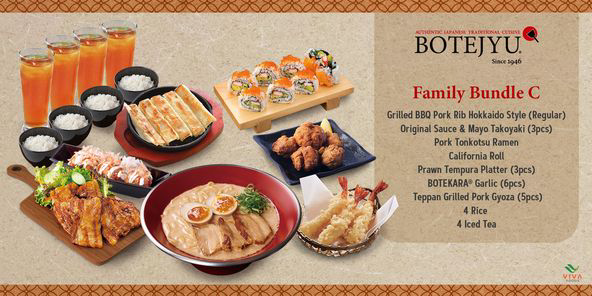 Botejyu Menu prices Philippines