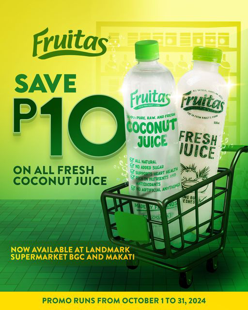 Fruitas Menu Philippines