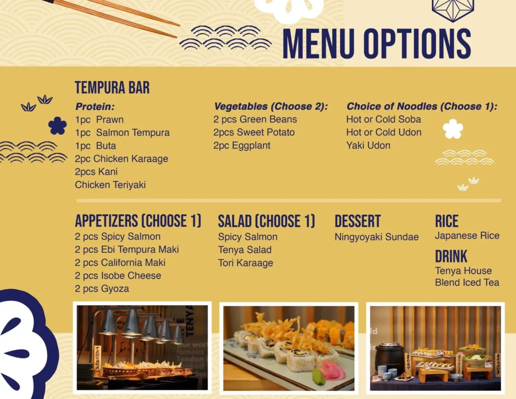 Tenya Tempura Tendon Prices