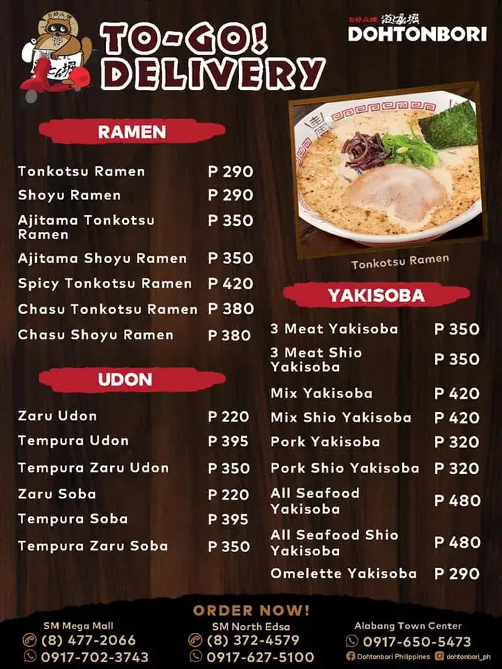 Dohtonbori prices