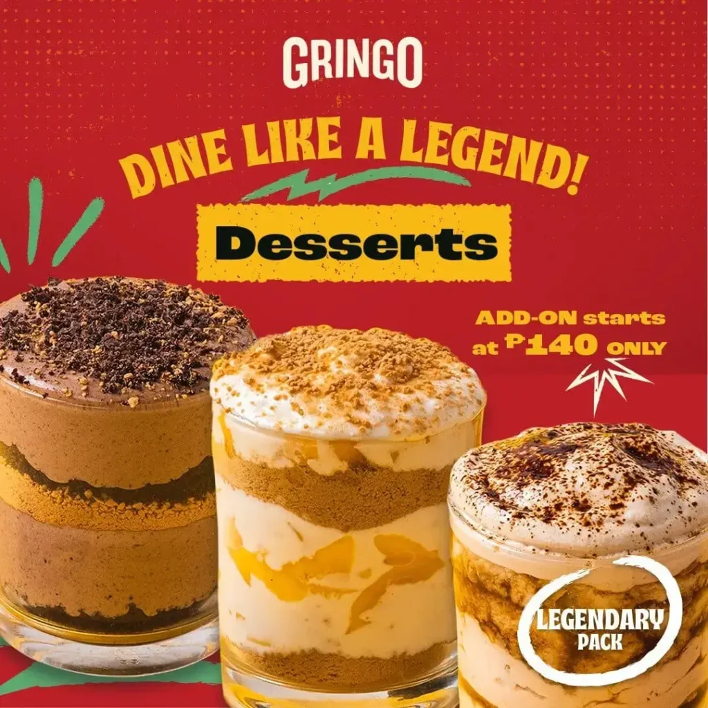 Gringo Desserts prices