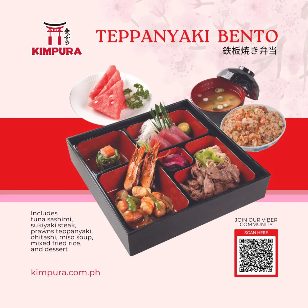 Kimpura Teppanyaki Menu