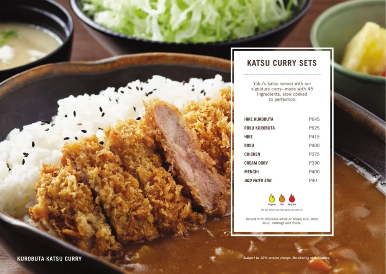 Yabu Menu