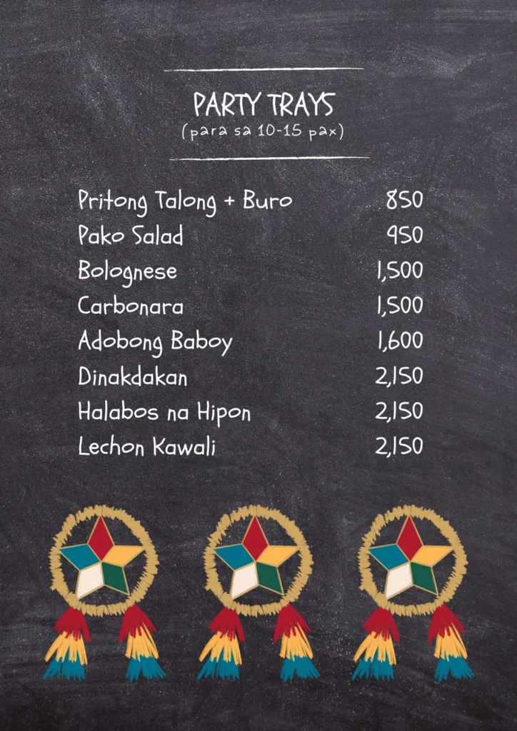 Gubat Menu prices